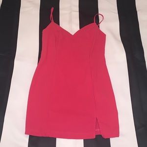 Urban outfitters hot pink bodycon mini dress